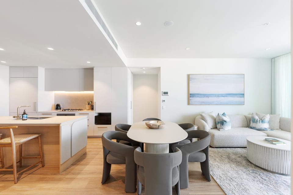 Oceanview 2BR 2BA in The Miles Residences Kirra Apartment in Tweed Heads