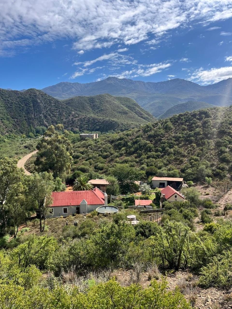 Property building, Natural landscape, Mountain view, Swimming pool