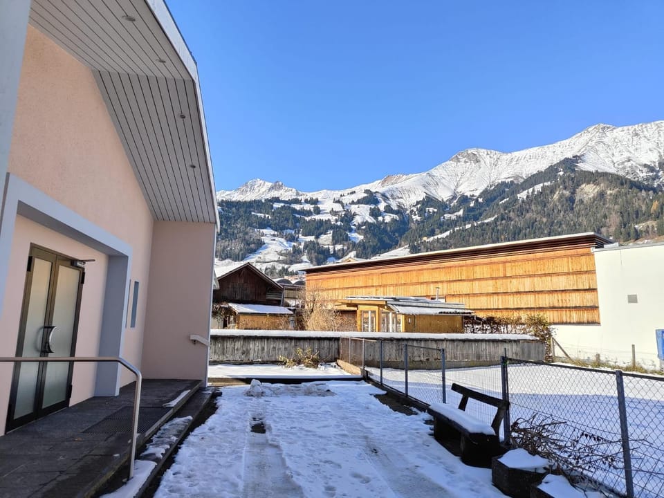 Property building, Natural landscape, Winter, Mountain view