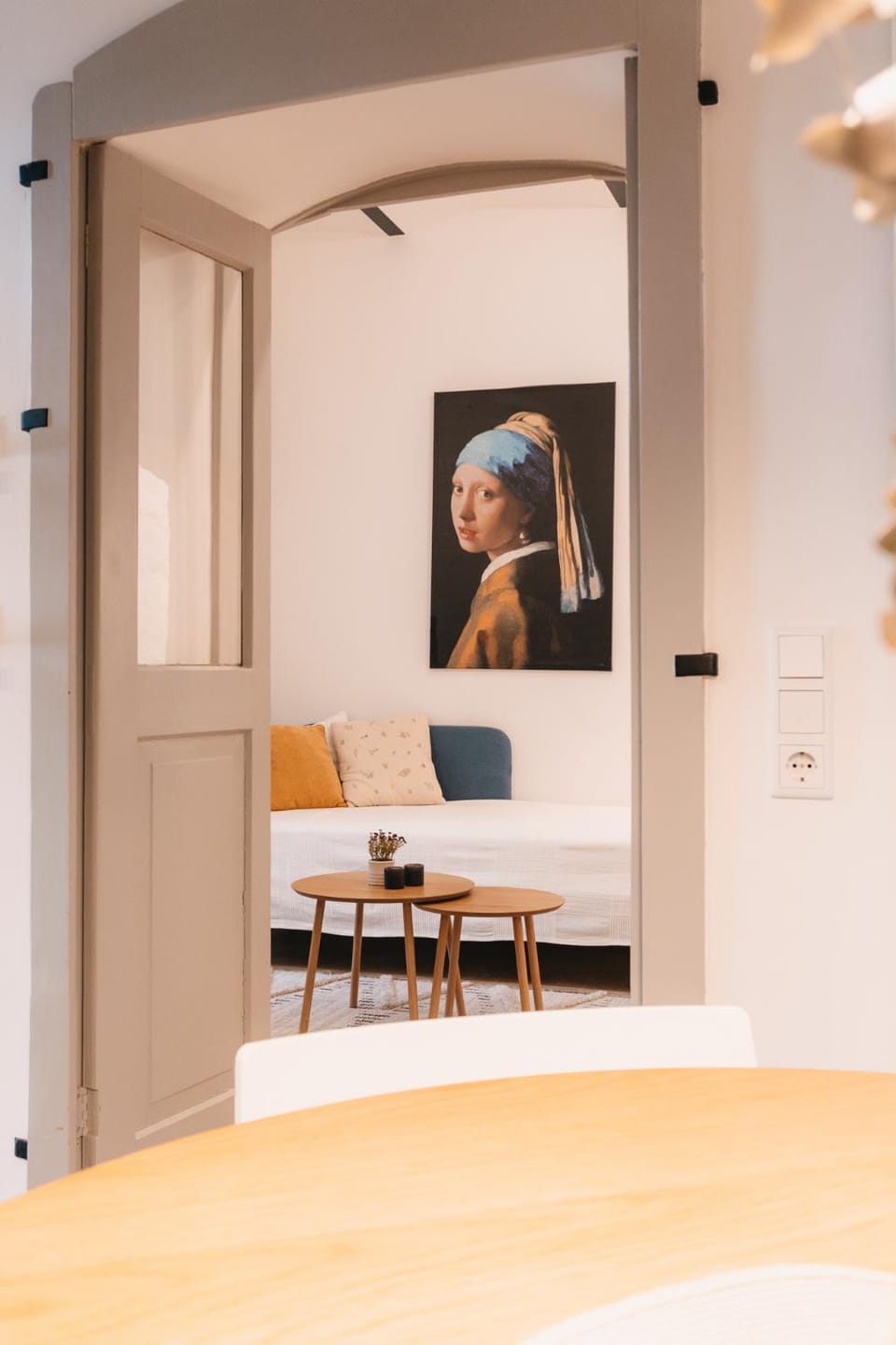 Living room, kitchen