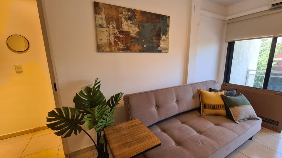 Bed, Living room