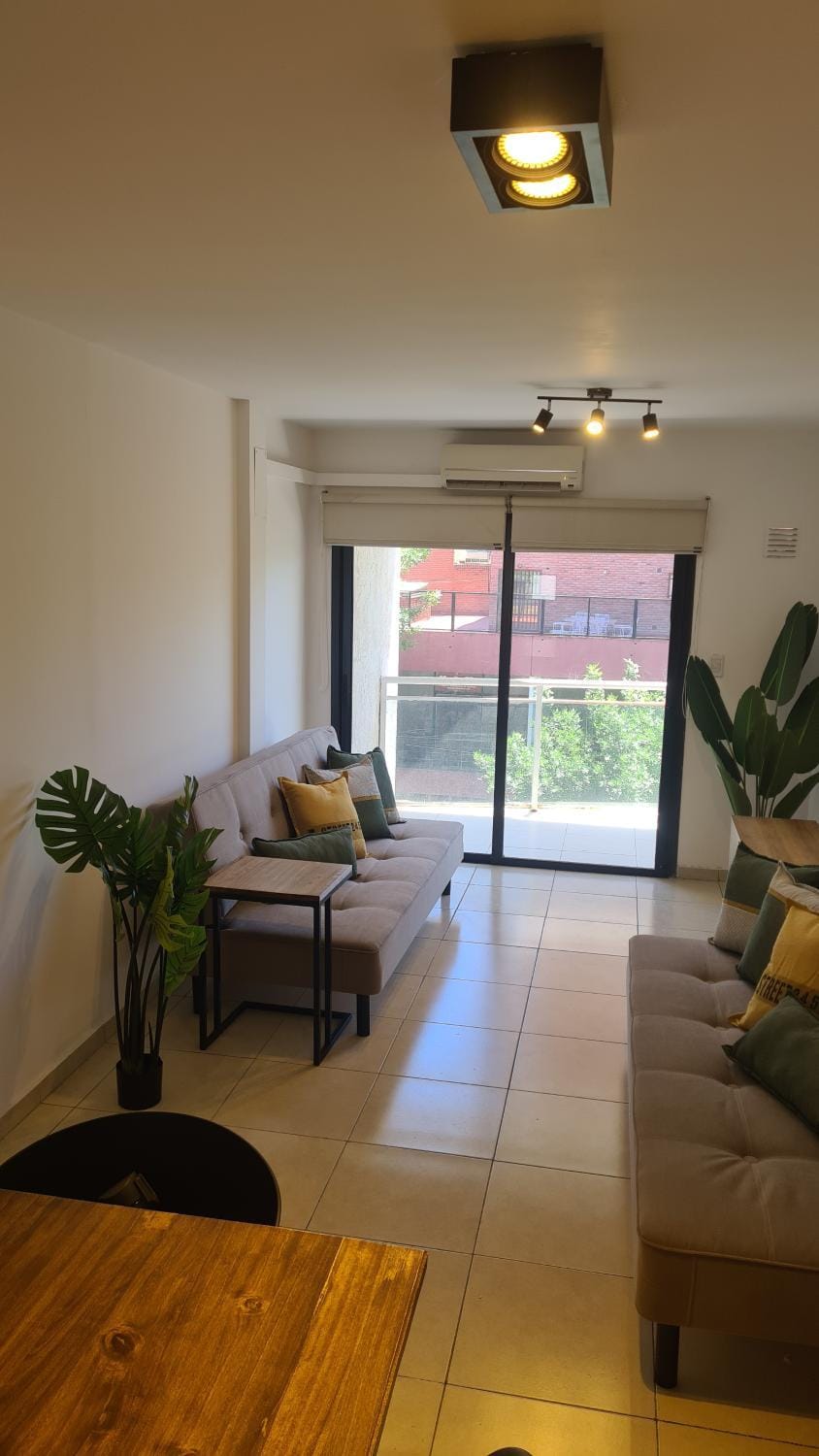 Living room, Seating area, air conditioner
