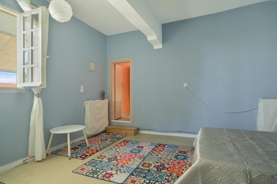 Property building, Living room, Bedroom