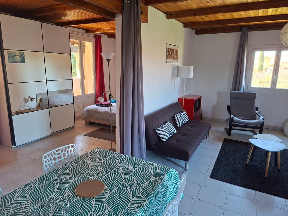 Appartement avec grand jardin et parking, Uzès Apartment in Uzes