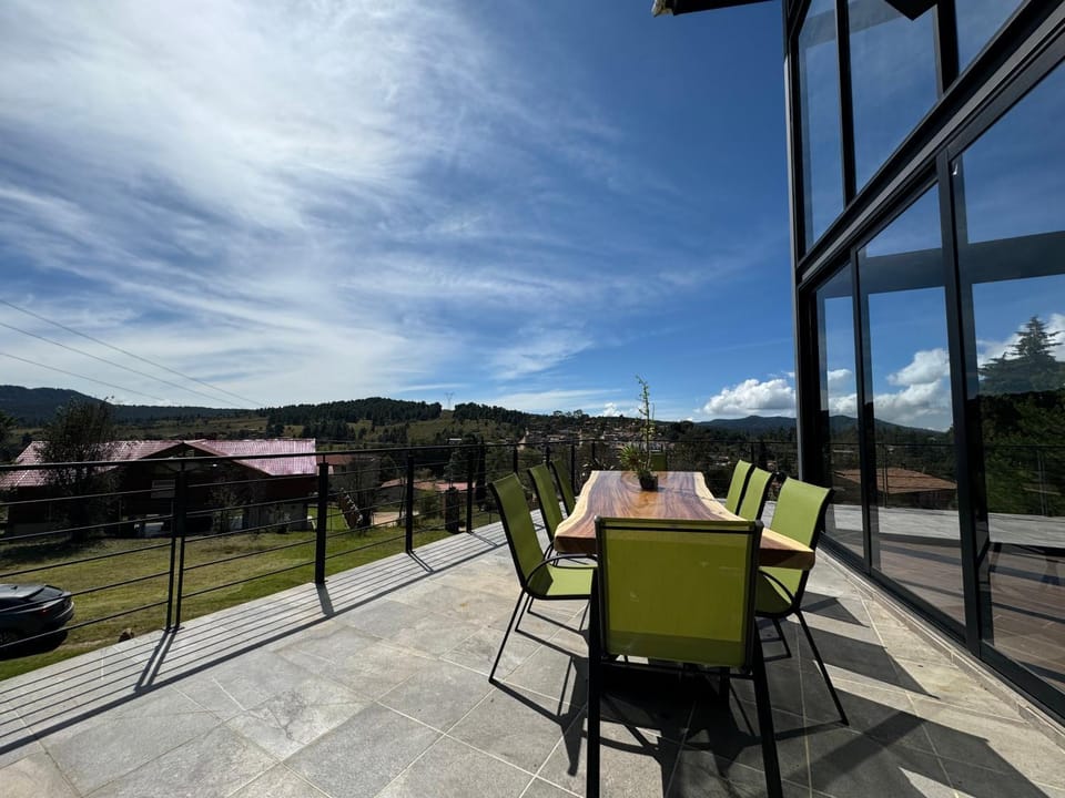 Natural landscape, Dining area, Mountain view