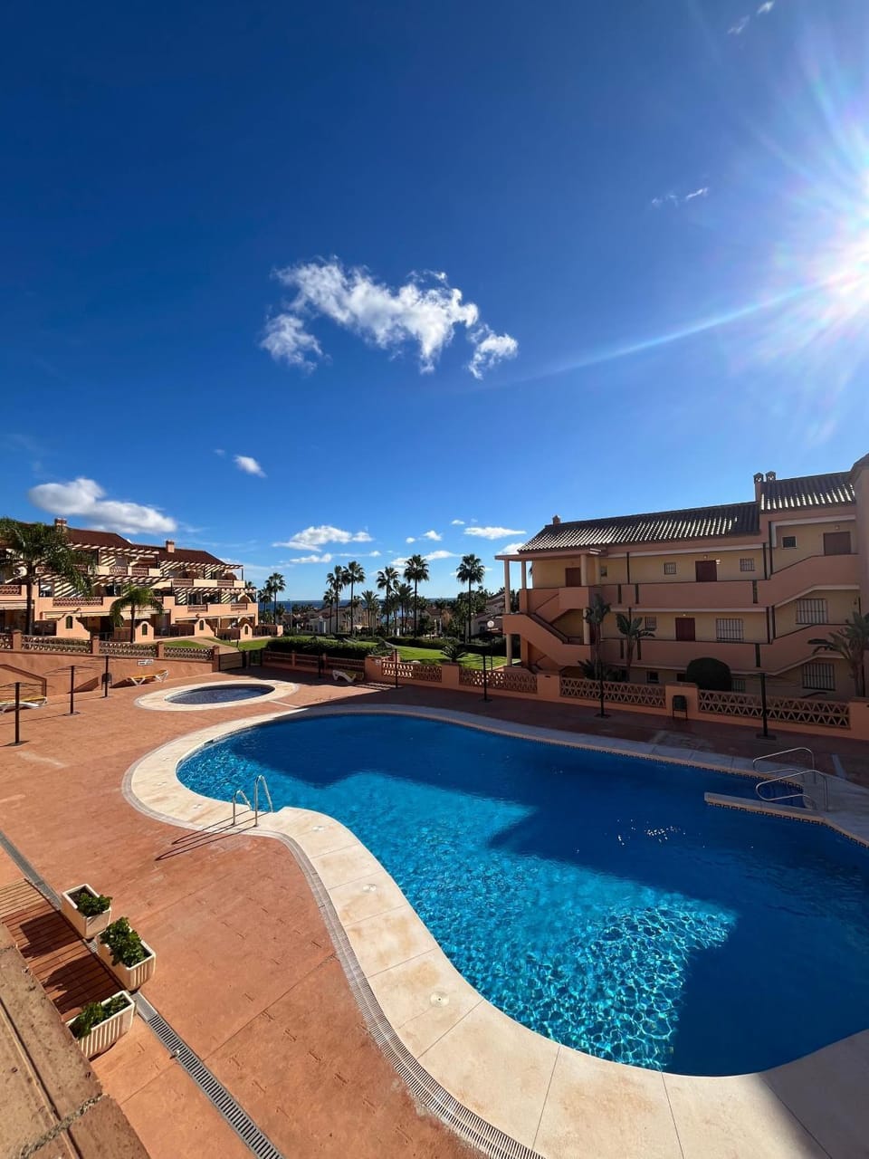 Property building, Off site, Pool view, Swimming pool, sunbed