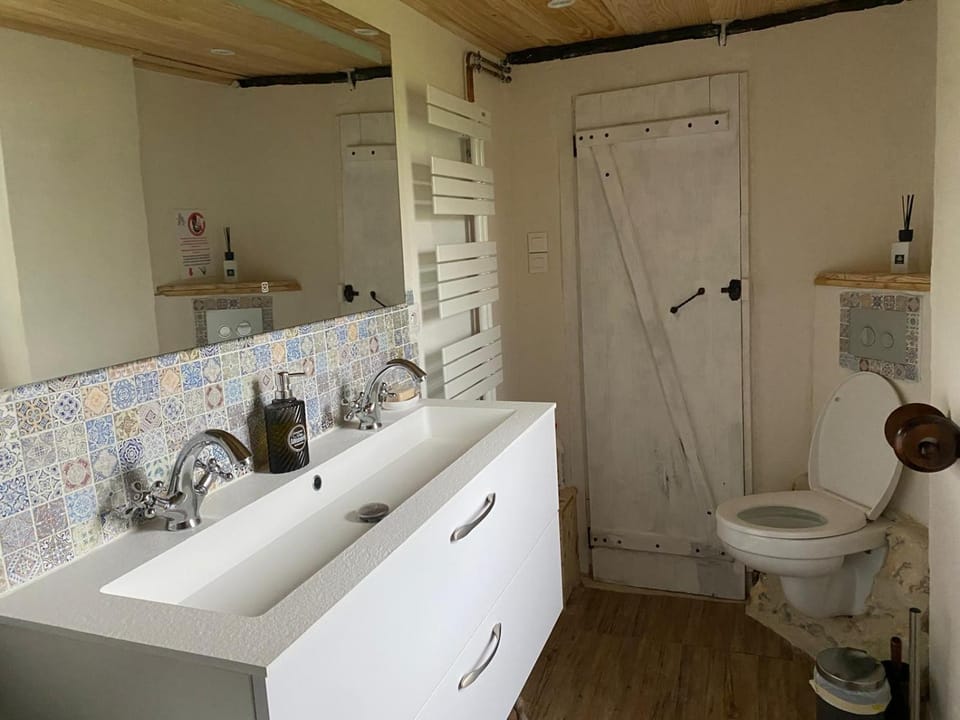 Shower, Toilet, Bathroom, towels