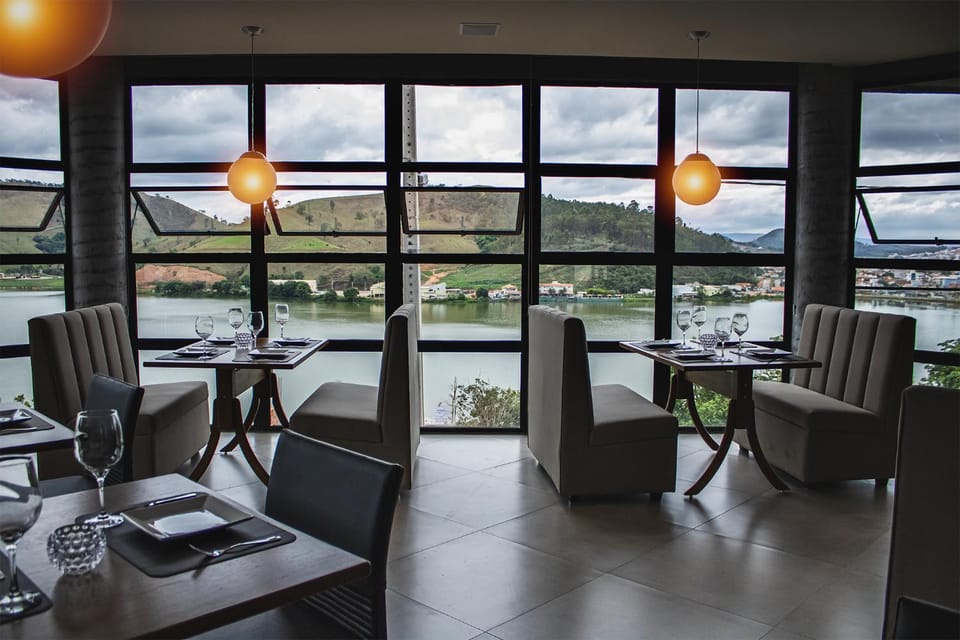 Natural landscape, Dining area, Lake view
