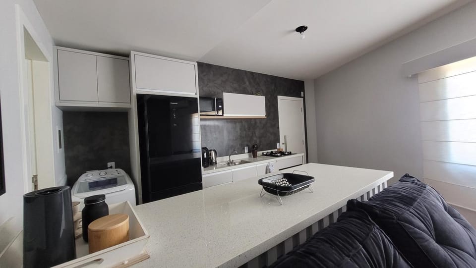 Kitchen or kitchenette, oven