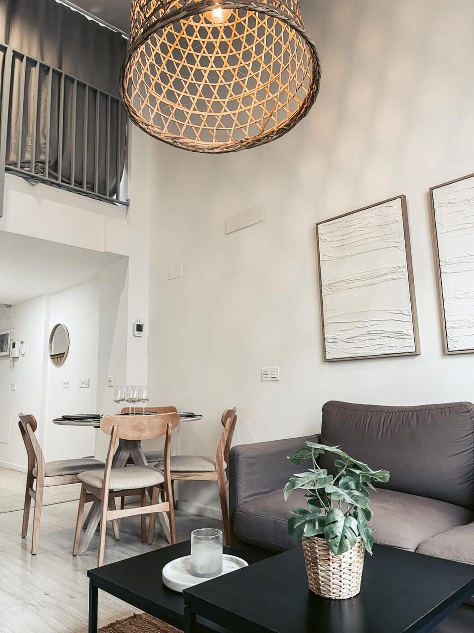 Living room, Seating area, Dining area