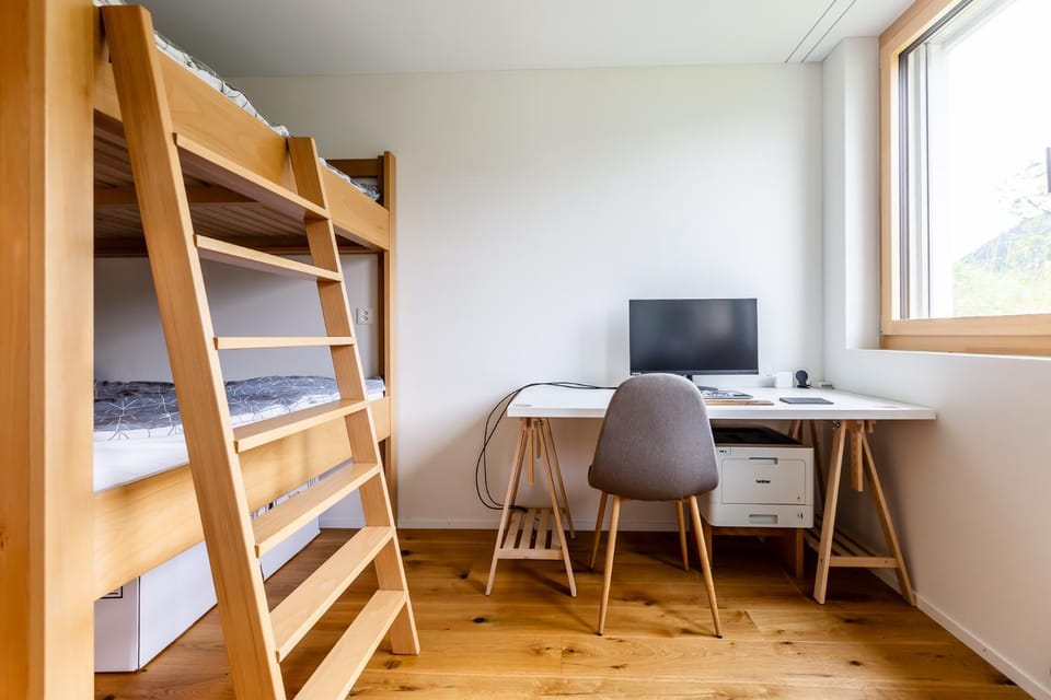 Bed, Photo of the whole room, Bedroom, bunk bed