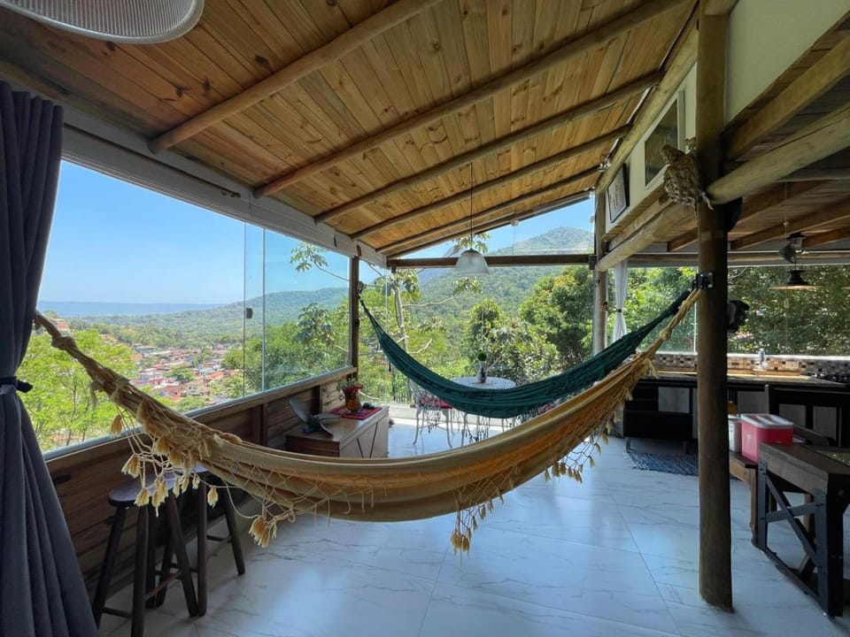Patio, Natural landscape, Living room, Mountain view