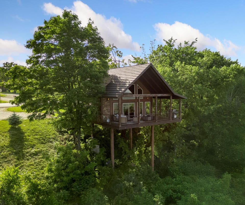 Canyon View Treehouse- Relaxing Getaway in Jasper with an Amazing View House in Buffalo River
