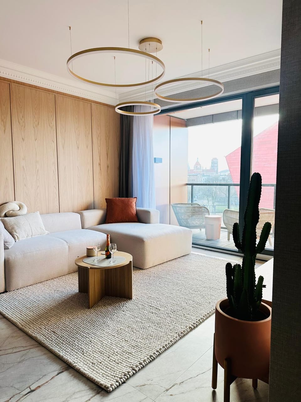 Living room, City view, City view