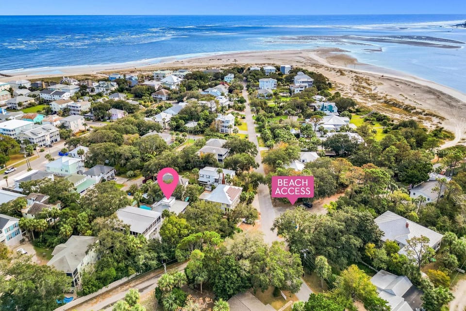 Neighbourhood, Bird's eye view, Beach, Sea view