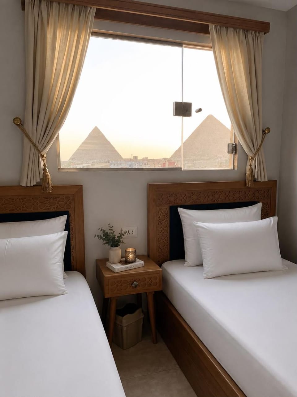 Bed, Natural landscape, View (from property/room), Photo of the whole room, Bedroom, Mountain view