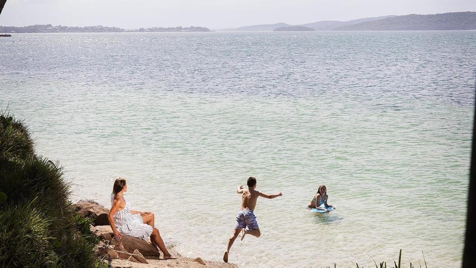 Day, People, Natural landscape, Beach, Sea view, children, group of guests