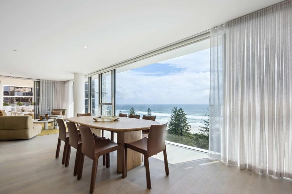 View (from property/room), Living room, Dining area, Sea view