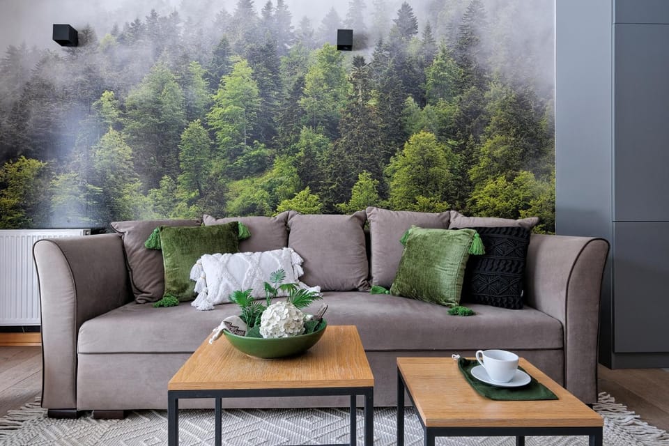 Natural landscape, Living room, Seating area