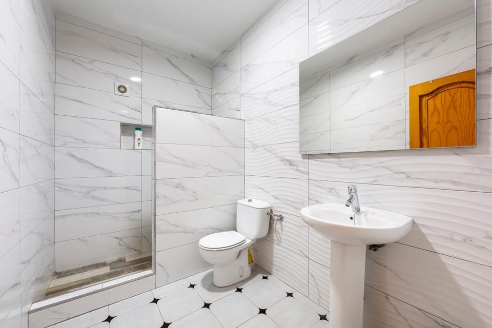 Bathroom, Living room
