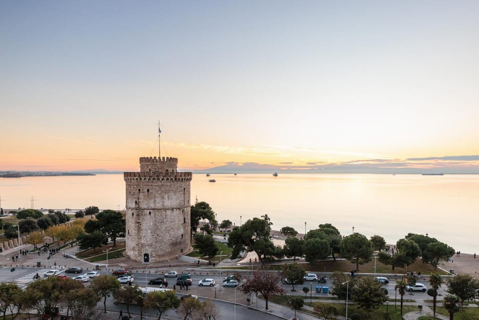 Nearby landmark, City view, Landmark view, Sea view, Sunset
