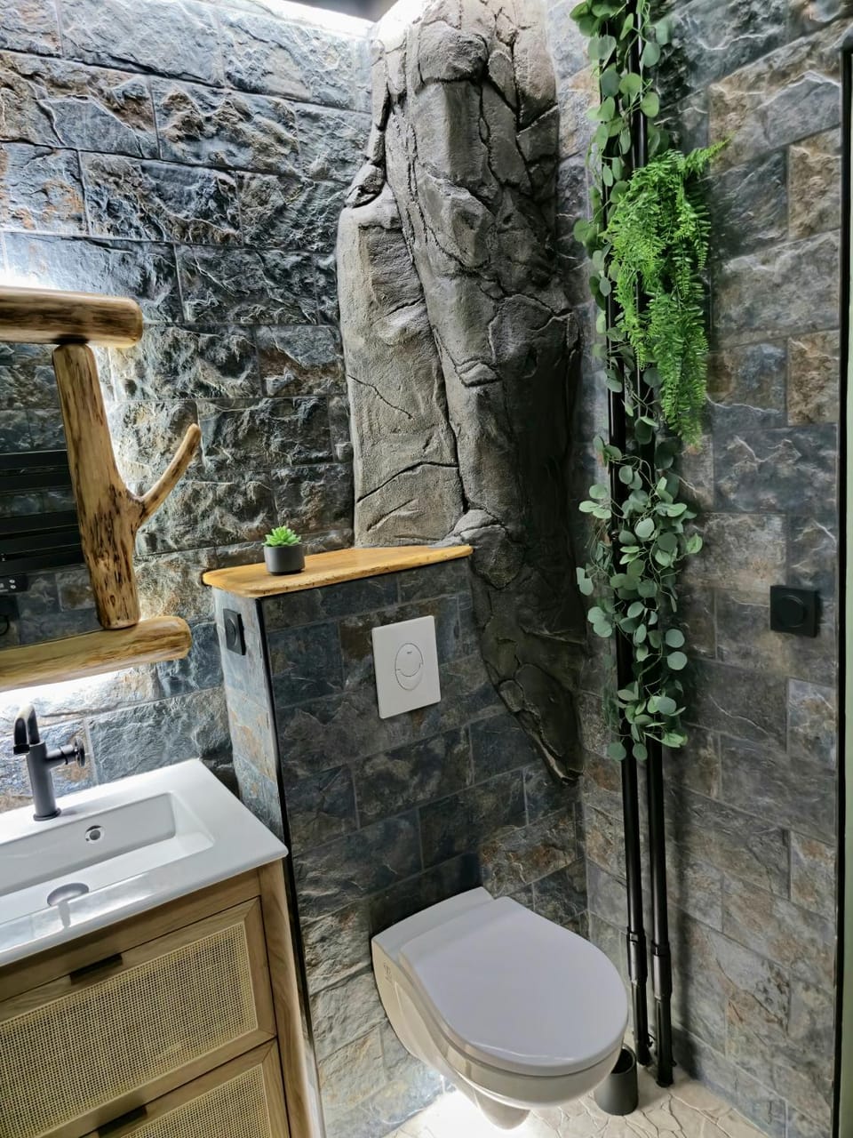 Toilet, Natural landscape, Bathroom