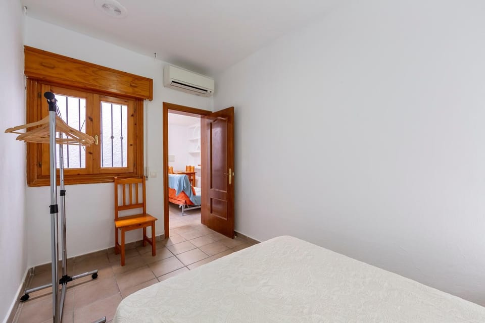 Property building, Living room, Bedroom