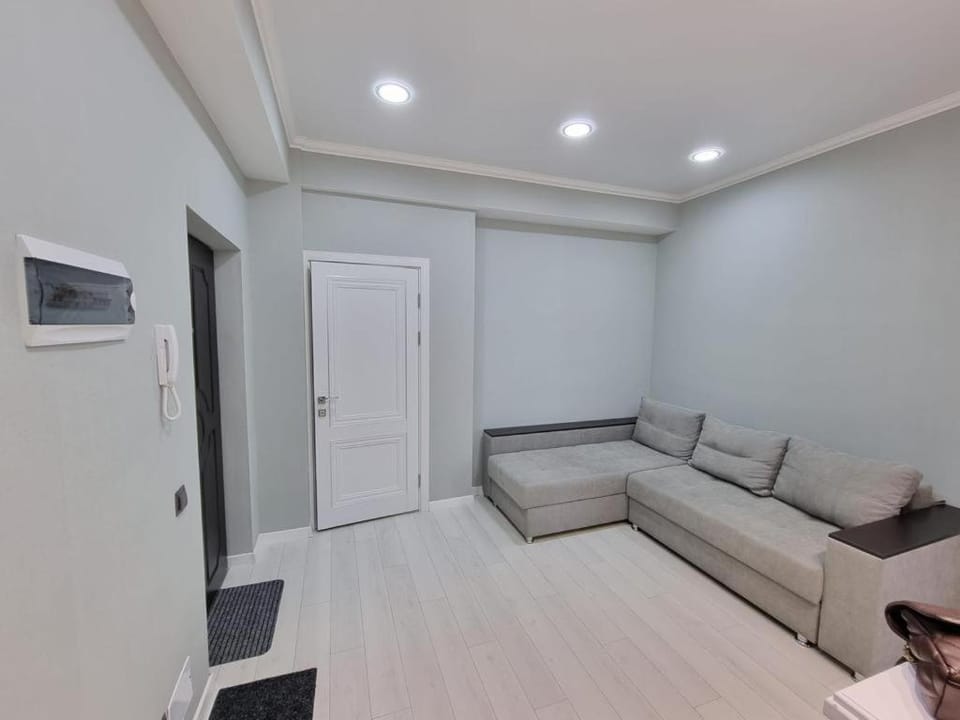 Bed, TV and multimedia, Living room, Seating area