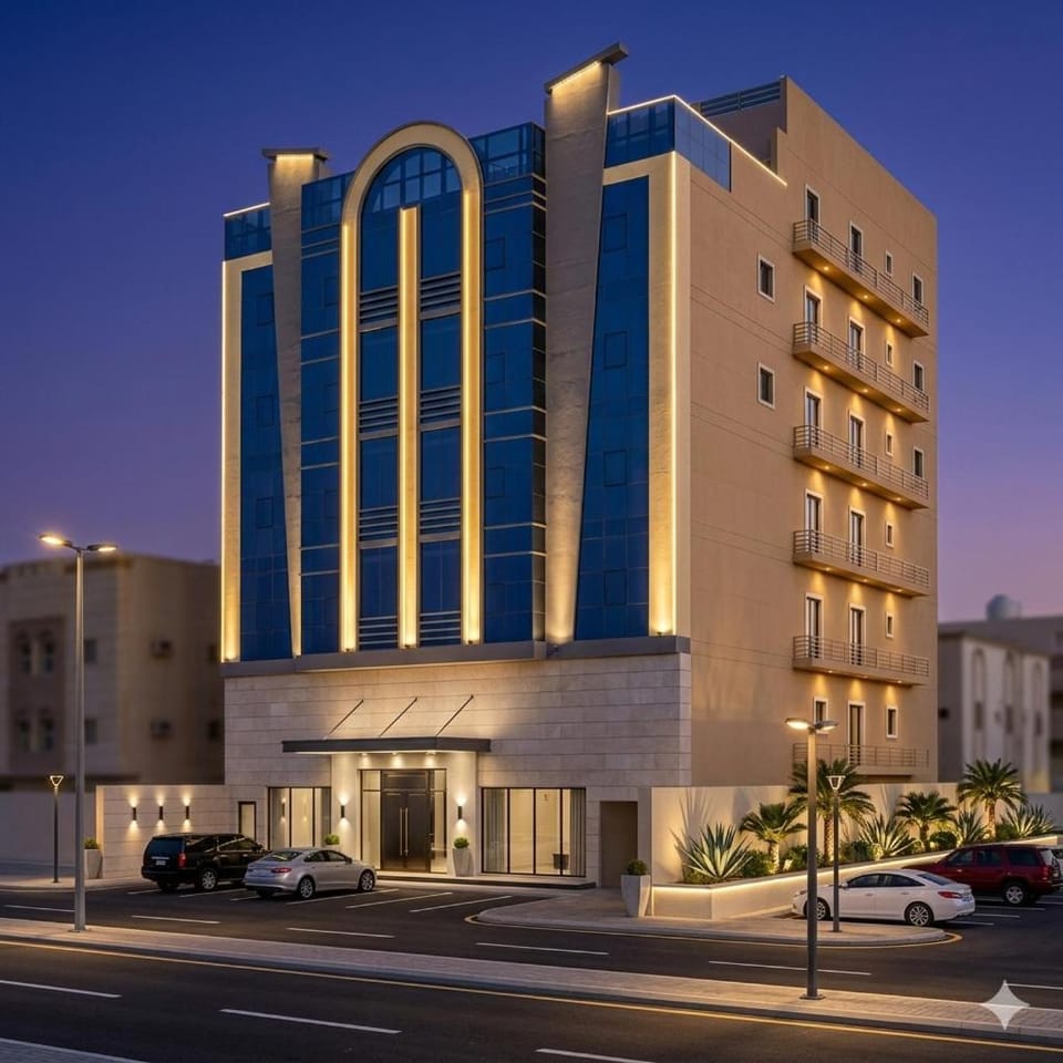 Property building, Day, Night, Location, Parking
