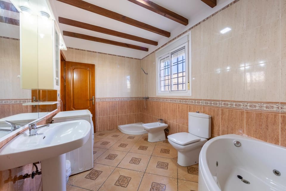 Bathroom, Living room