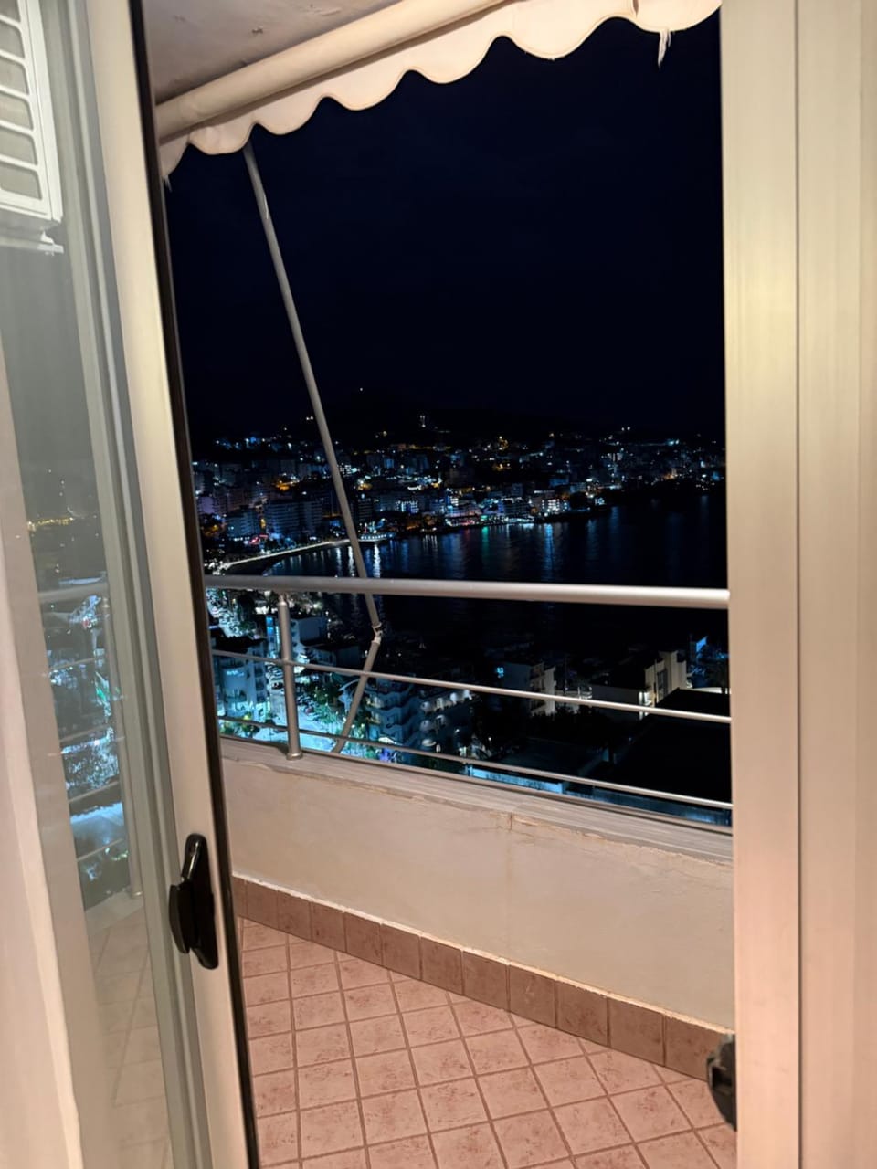 Night, Natural landscape, View (from property/room), Balcony/Terrace, City view
