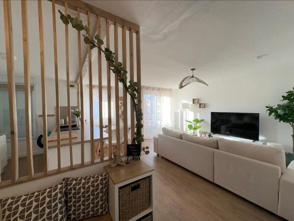 Appt entier 85m2 avec 2 chambres dont 1 suite parentale 1 bureau 1 canapé lit piscine Apartment in Occitanie