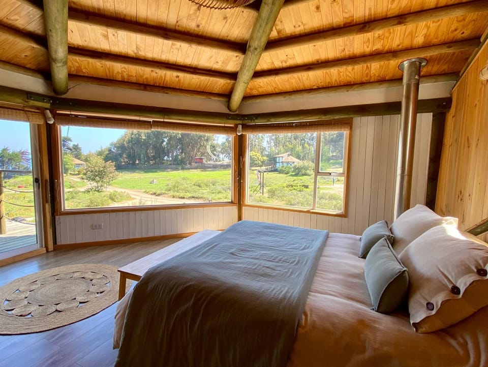 Natural landscape, Bedroom, Garden view