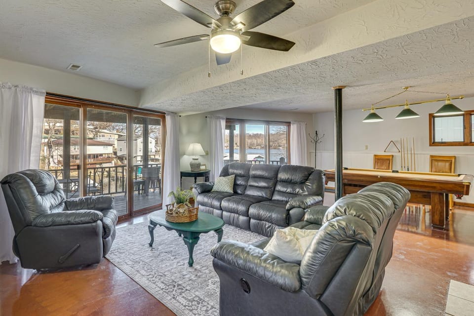 Lakefront Home w/ Dock & Decks in Gravois Mills! House in Lake of the Ozarks