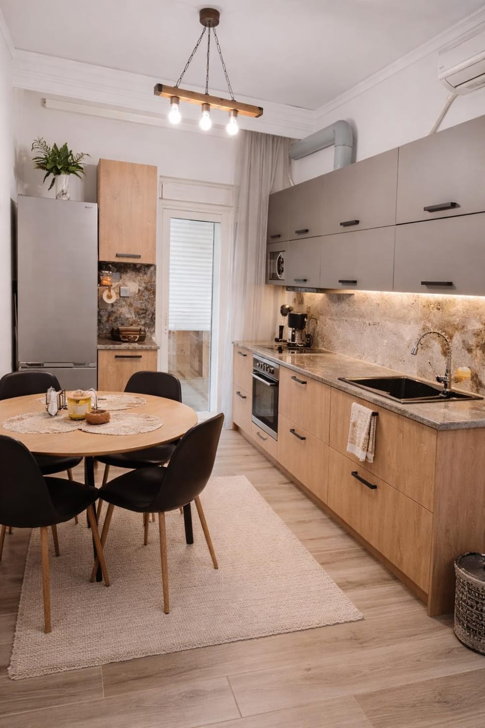 Coffee/tea facilities, Kitchen or kitchenette, Dining area
