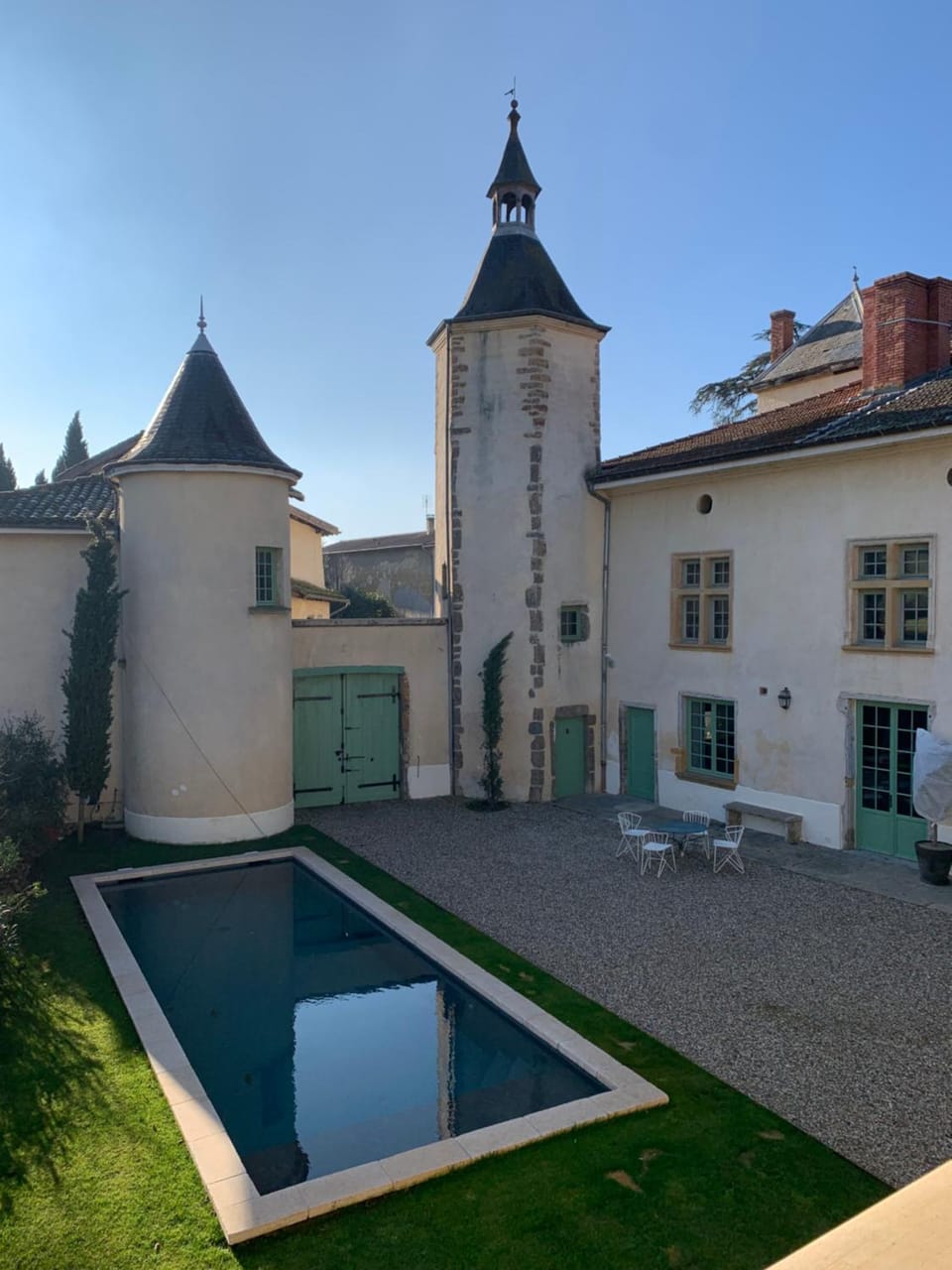 Property building, Pool view, Swimming pool