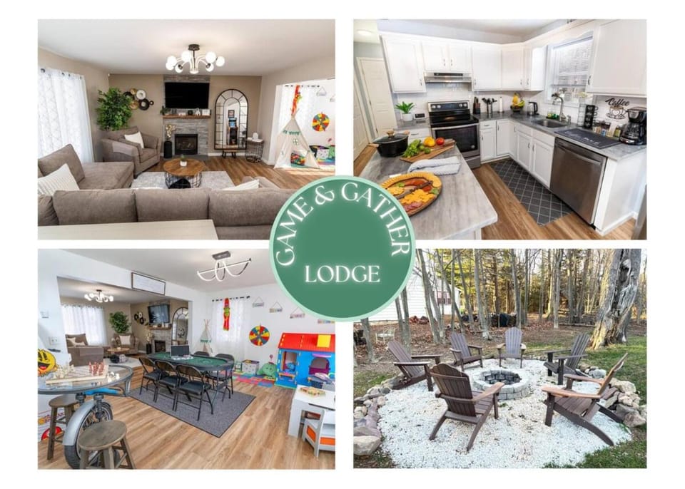 Game Room, Large Home, Outdoor Pool, Golf House in Coolbaugh Township