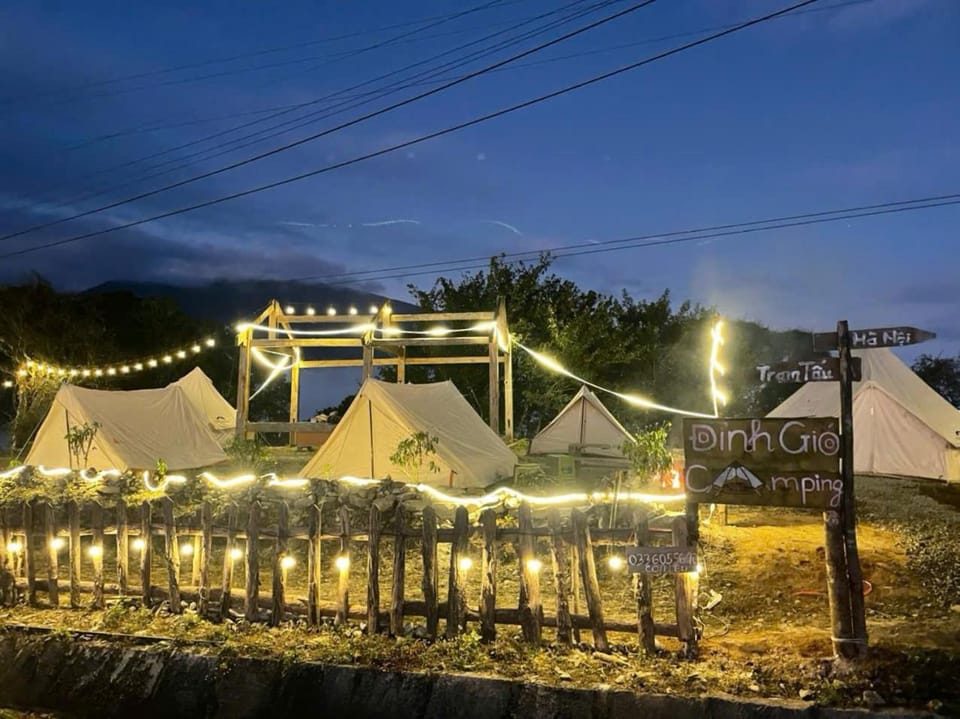 Đỉnh gió Camping Luxury tent in Vietnam