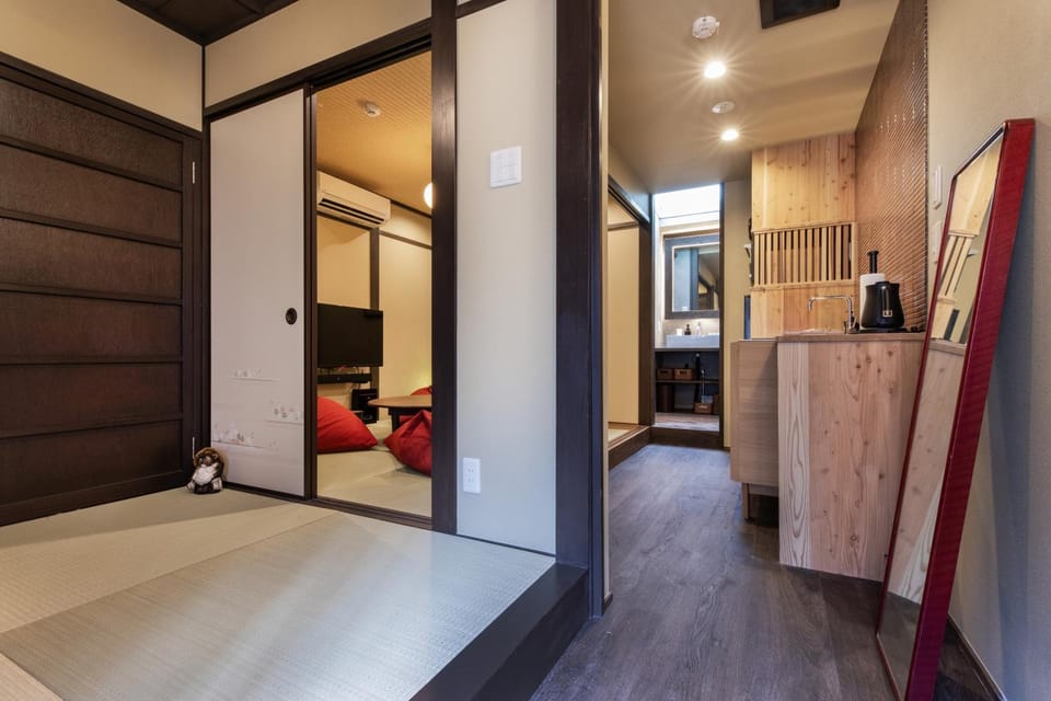 Bathroom, Living room, Seating area