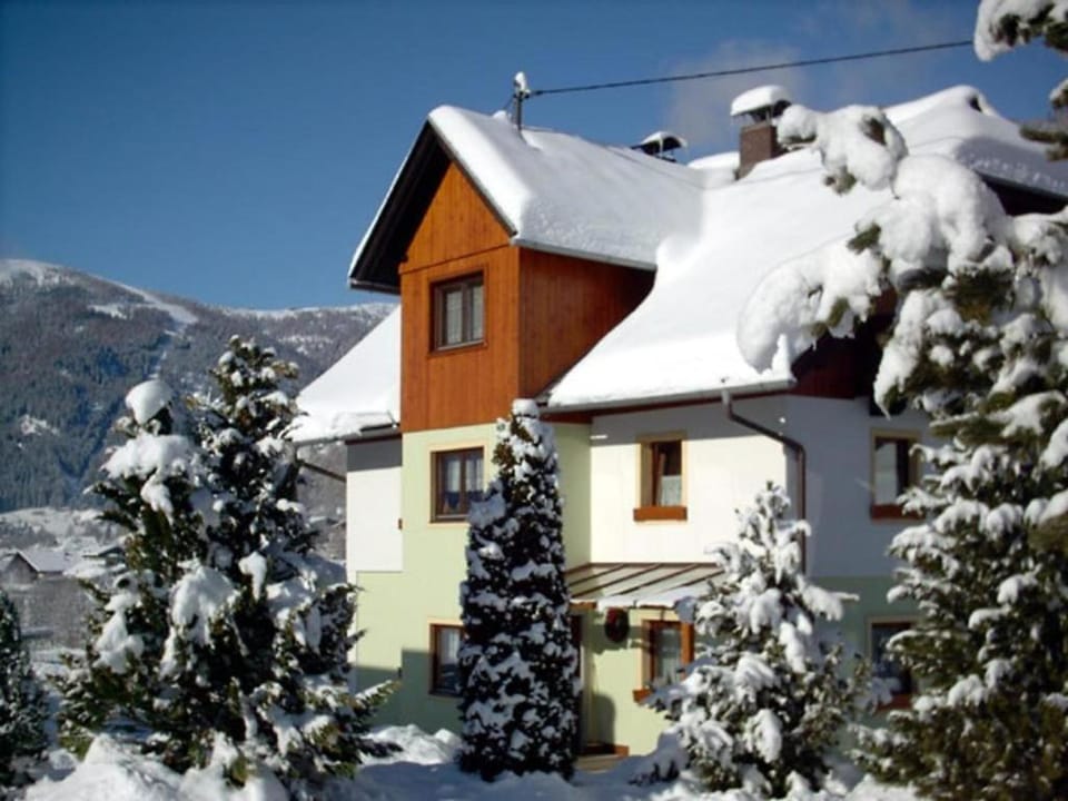 Property building, Natural landscape, Winter, Mountain view