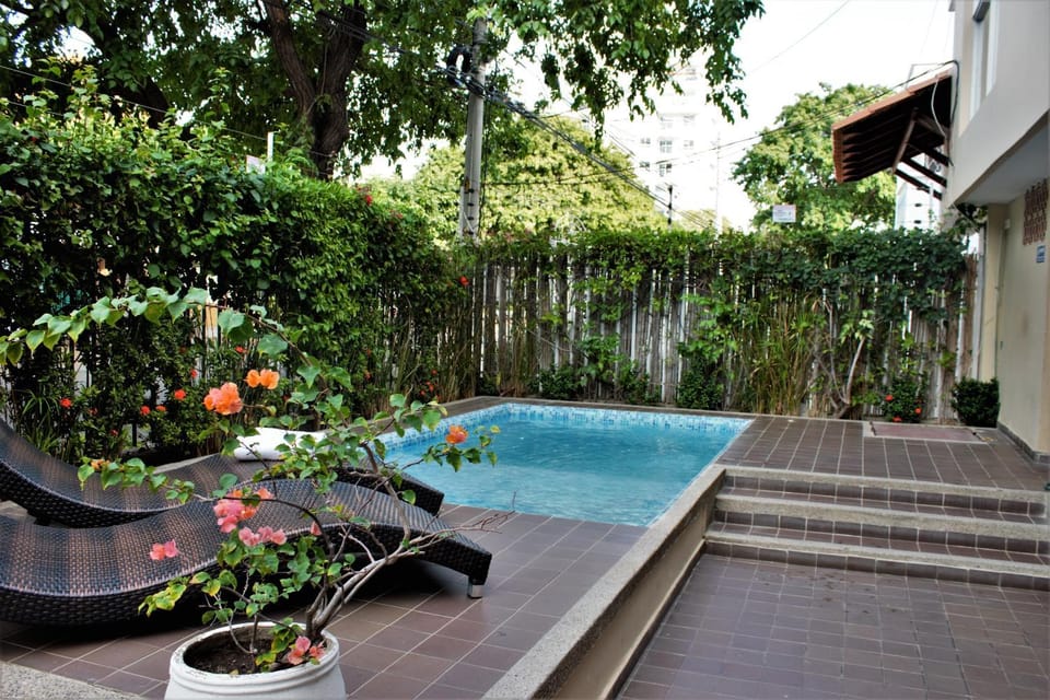 Patio, Day, Garden, Pool view, Swimming pool, Swimming pool, sunbed