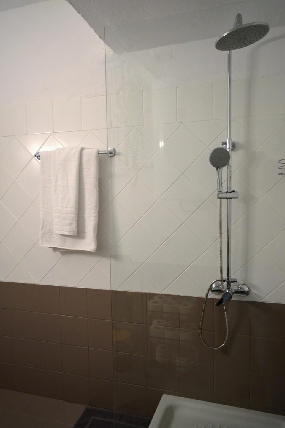 Shower, towels