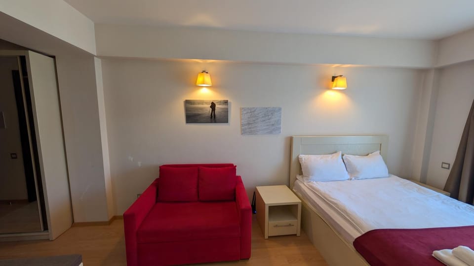 Bed, Living room, Photo of the whole room, Bedroom