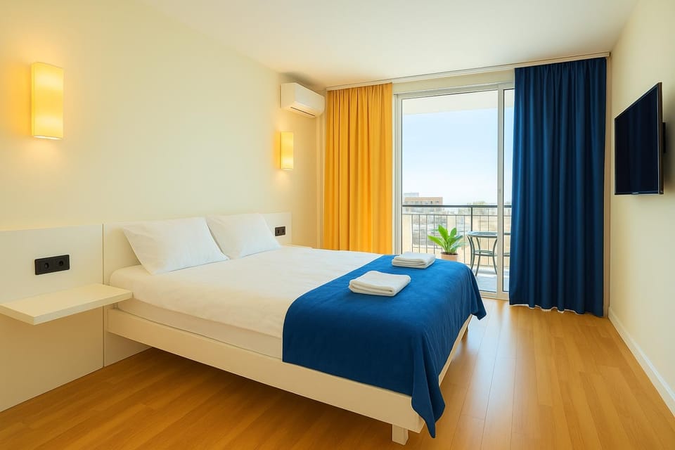 Communal lounge/ TV room, Bed, TV and multimedia, Photo of the whole room, Evening entertainment, Bedroom, towels