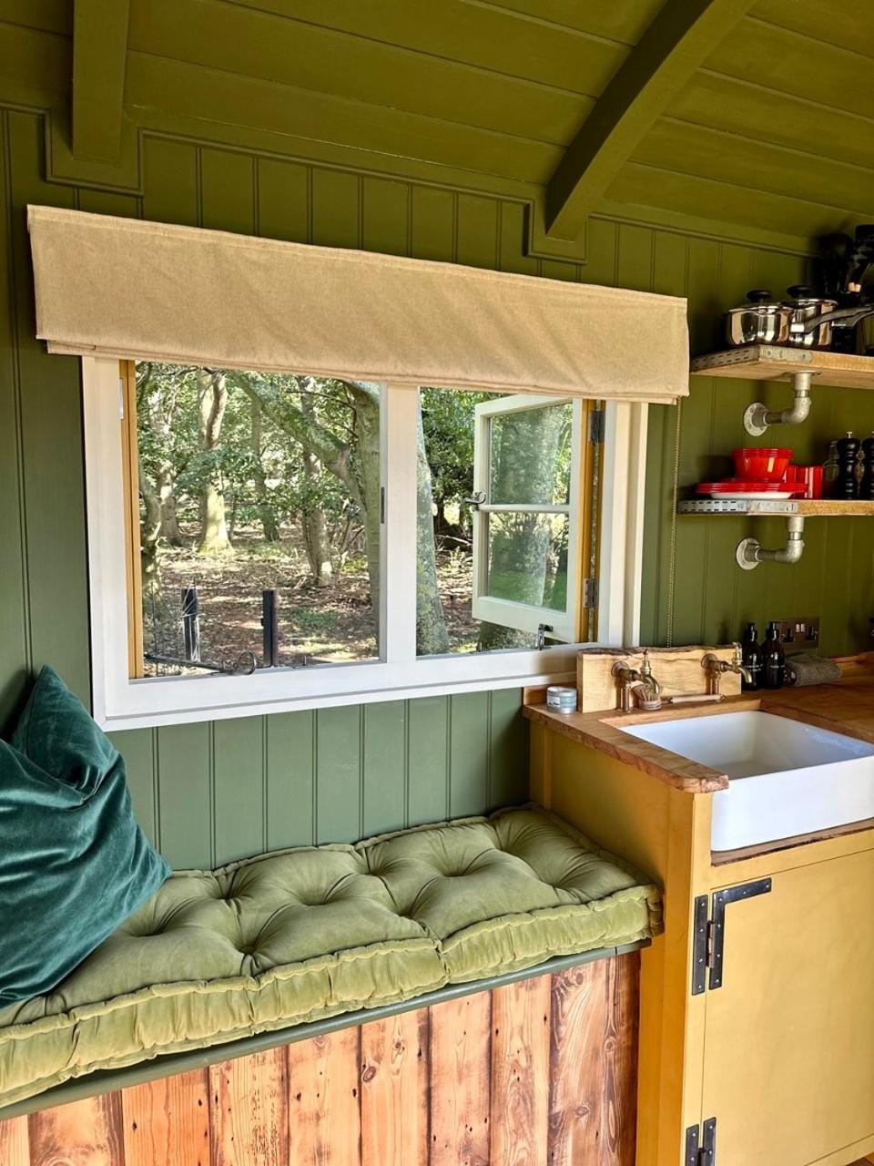 Secret Paddock Shepherds Hut Campground/ 
RV Resort in Suffolk Coastal District