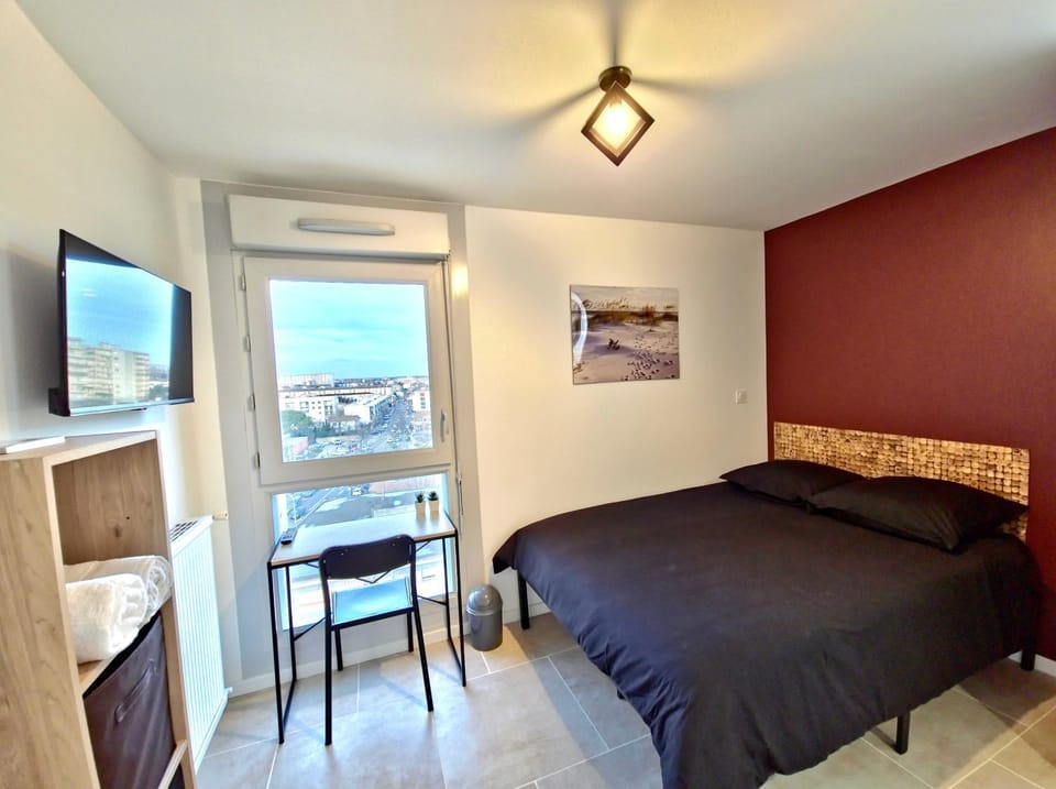 Les chambres de Sandrine avec dans un appartement en collocation Apartment in Toulouse