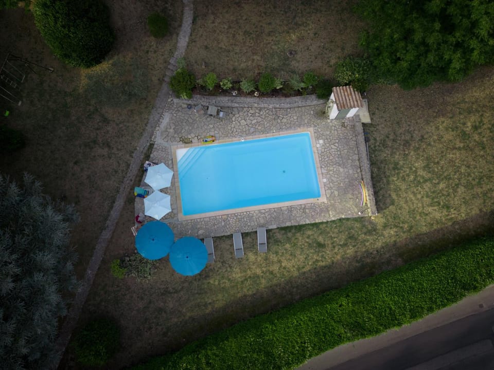 Bird's eye view, Swimming pool