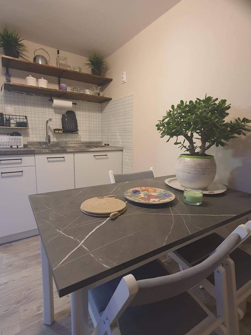 Kitchen or kitchenette, Dining area