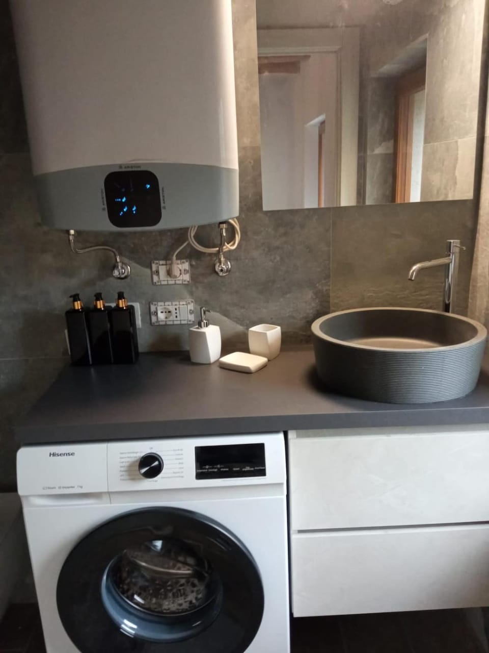 Bathroom, washing machine