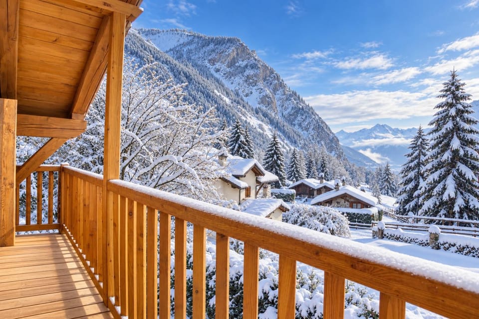Courmayeur Exsclusive Alpine Chalet - Skyway Mont Blanc House in Entrèves